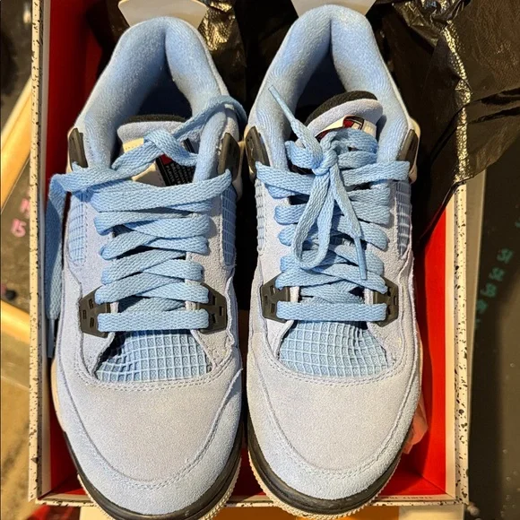 Jordan Kids Sneakers in Light Blue and Gray - Picture 4 of 6